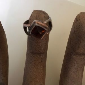 SALE ‼️ 925 silver and amber quartz ring.